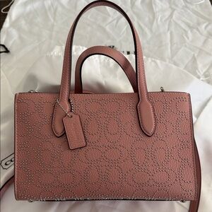 Coach Nina Small Tote Bag With Signature Rivets